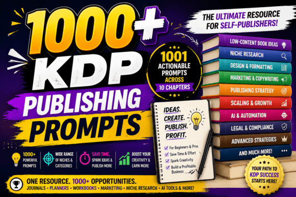 1000 KDP Publishing Prompts: Your Self-Publishing Blueprint