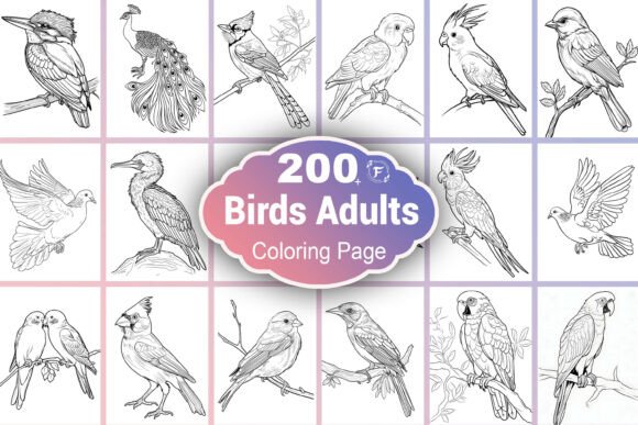 Birds Coloring Page: A Creative Escape for All Ages