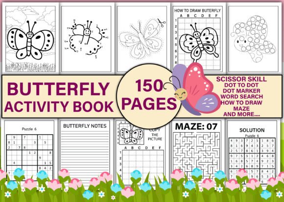 Cute Butterfly Activity Book for Kids: A Strategic Resource for Engaging Young Learners