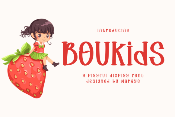 Discover the Charm of Boukids: A Playful Handwriting Font for Creative Projects