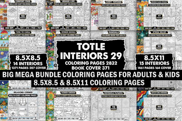 Evaluating the 2832 Big Bundle Coloring Book for Adults: What You Need to Know Before You Buy