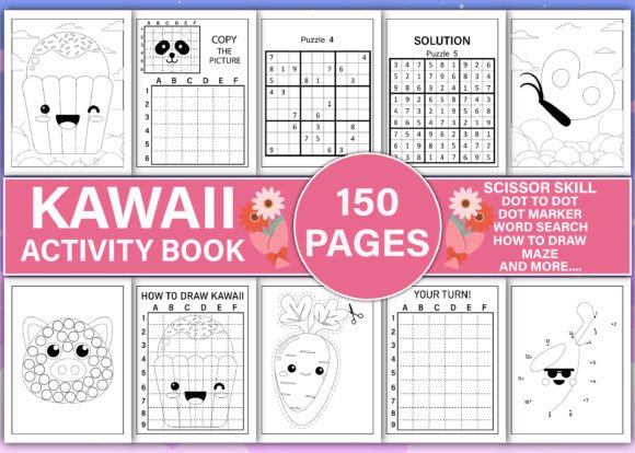 Kawaii Activity Book for Kids Vol-2: A Versatile Winter Activity Resource for Young Learners