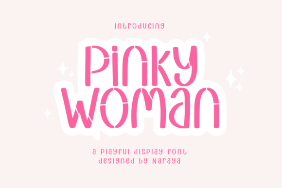 Pinky Woman: A Playful Font for Creative Expression