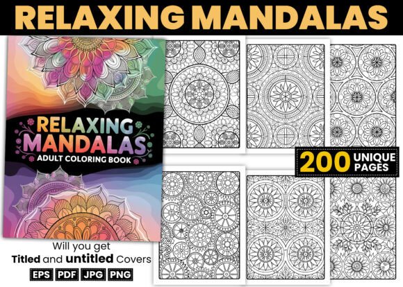 Relaxing Mandalas Adult Coloring Book: A Practical Resource for Stress Relief and Creative Projects