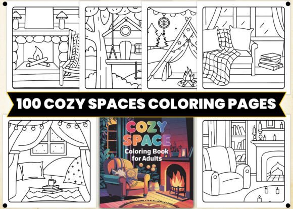 The Art of Calm: How Cozy Spaces Coloring Pages for Adults Are Reshaping Creative Publishing